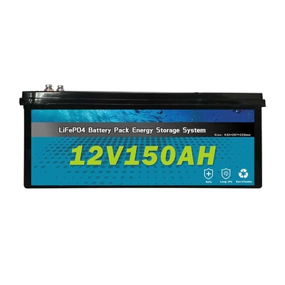Baterai Leisure Lifepo4 Untuk Camper Vans 12V 150AH RV Sistem Penyimpanan Energi Surya