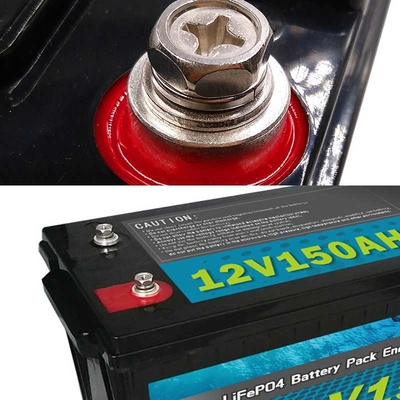 Baterai Leisure Lifepo4 Untuk Camper Vans 12V 150AH RV Sistem Penyimpanan Energi Surya