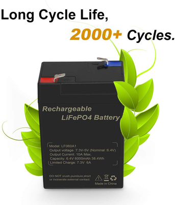 Baterai Lithium Sepeda Motor 6V 6Ah Lifepo4 Talentcell Isi Ulang