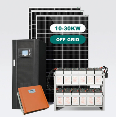 Sistem Tenaga Surya Hybrid Off Grid 3KW 5KW 8KW 10KW Dengan Baterai